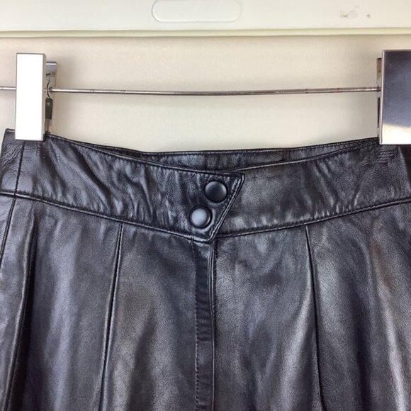 DANIER VINTAGE PENCIL LEATHER SKIRT 6 - Picture 5 of 6